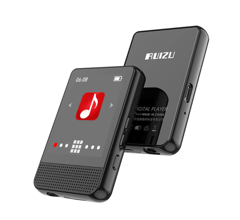 MP3 плеєр Ruizu M16 1.8" Bluetooth Hi-Fi 32Gb із зовнішнім динаміком