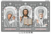 Вышивка бисером, Канва схемы религия Иконы Триптих