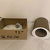 Кігтеточка тунель  для кота з гофрокартону Ampir 30х24х37см, фото 2