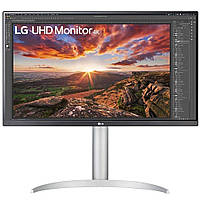 LG Монитор 27" 27UP850N-W 2xHDMI, DP, USB-C, MM, IPS, 3840x2160, DCI-P3 95%, FreeSync, Pivot, HDR400