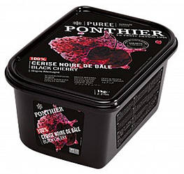Пюре Черешня (чорна вишня) 100%, заморожене, Ponthier, 1 кг