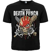 Футболка Five Finger Death Punch "War Is The Answer" Футболка музыкальная Футболка рок Футболка черная L