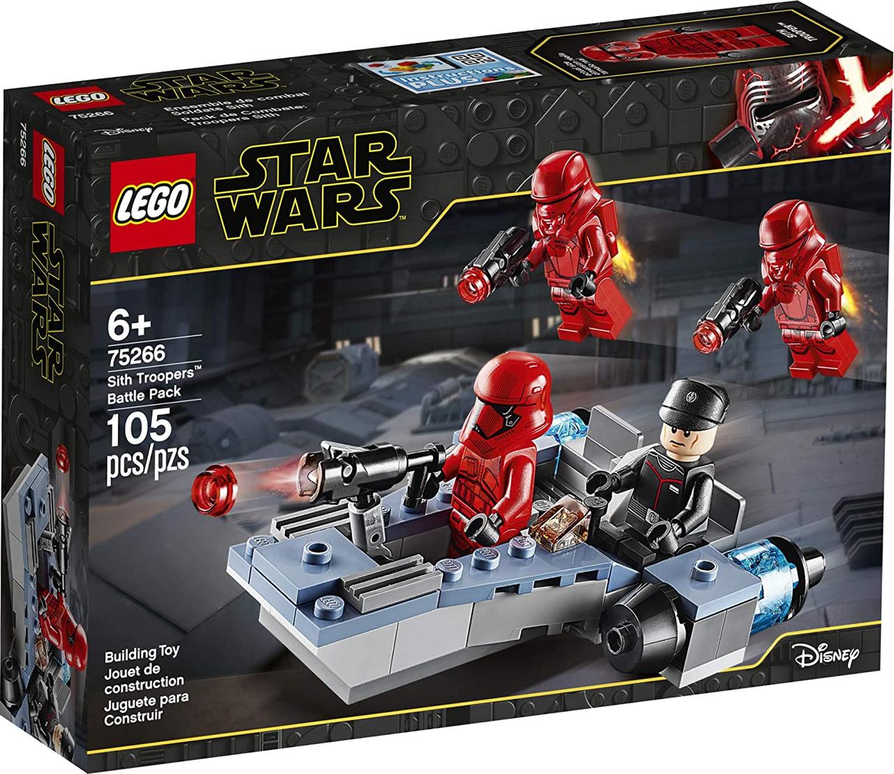 Конструктор LEGO Star Wars 75266 Бойовий набір: штурмовики ситхів