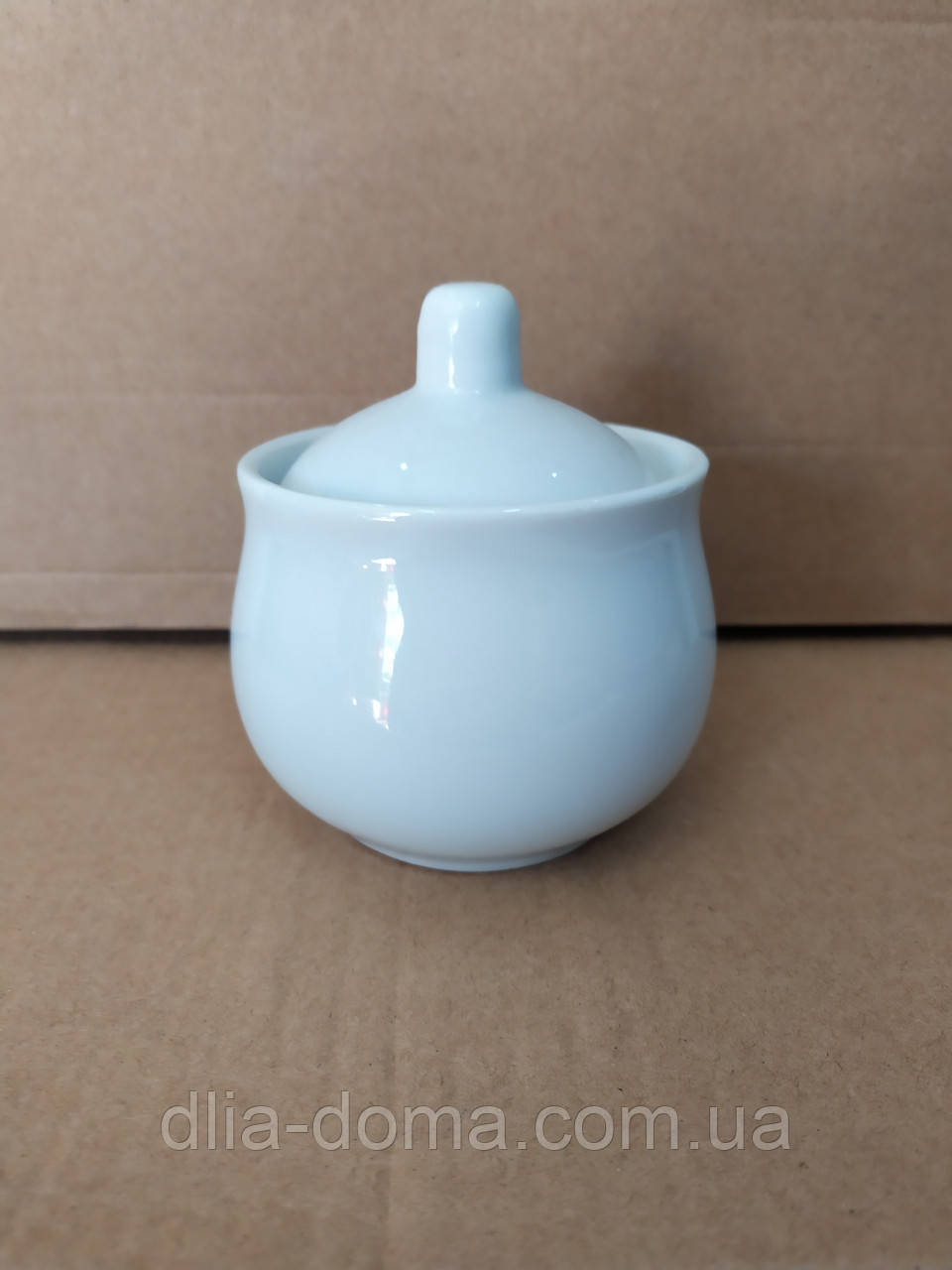 Цукорниця керамічна біла, фото 1