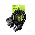 Замок на велосипед на ключах 95 см тросовий My Space, фото 2