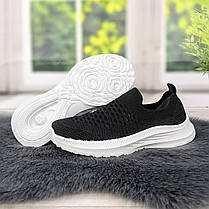 Кросівки жіночі текстильні чорні весняно-літні Dago 4147, фото 2