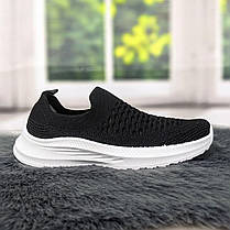 Кросівки жіночі текстильні чорні весняно-літні Dago 4147, фото 3