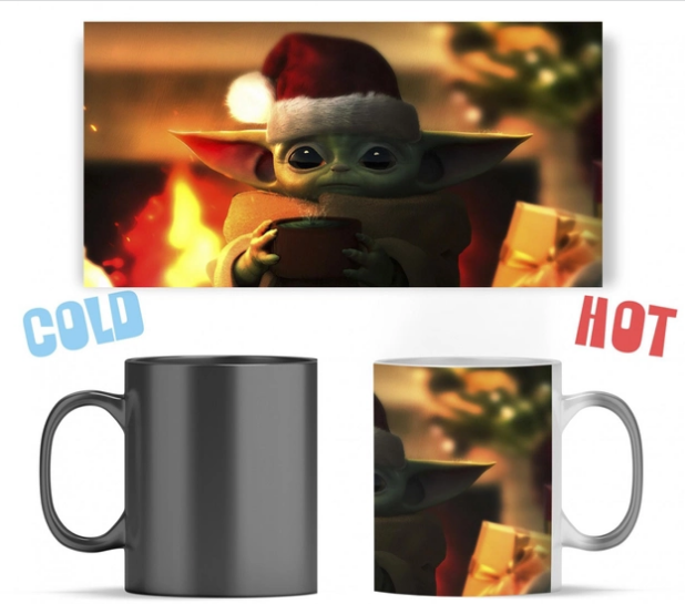 Чашка Хамелеон Christmas Series Star Wars: The Mandalorian Baby Yoda Зоряні війни: Мандалорець Малюк Йода ABC