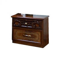 Приліжкова тумба Кармен Нова ДСП Піно горіх, Піно горіх лак художній друк (Світ Меблів TM)