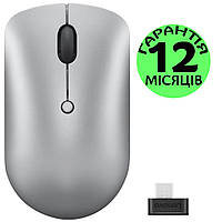 Беспроводная мышка Lenovo 540 USB-C Wireless, серебристая, мышь для ноутбука леново