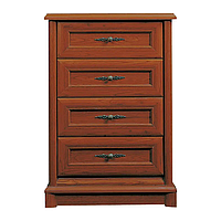 Комод на чотири ящики Соната 009 корпус і фасад ДСП Каштан (Gerbor-Україна)