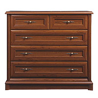 Комод на п'ять ящиків Соната 010 корпус і фасад ДСП Каштан (Gerbor-Україна)
