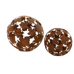 Садова скульптура «Сфера листочків винограда»