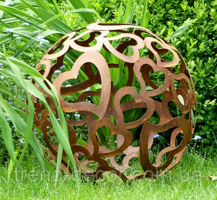 Садова скульптура «Сфера сердечків», фото 2