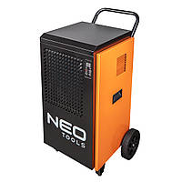 Neo Tools Осушитель воздуха промышленный, 950Вт, 250м2, 400 м3/ч, 70л/сутки, непрерывный слив, LCD дисплей,