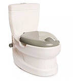 Дитячий горщик унітаз Pilsan спинка знімний горщик тримач для паперу звуки води підсвічування, фото 7