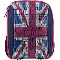 Портфель (Рюкзак) школьный каркасный KITE 732S-1 37x26x18см London