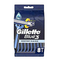 Станки для бритья мужские Gillette Blue 3 Comfort Slalom 8 шт