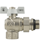 Кран кульовий 1/2" ПОСИЛЕНИЙ з накидною гайкою (кран-американка) RAFTEC (Німеччина), фото 2