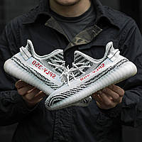 Кроссовки мужские Adidas Yeezy Boost 350 v2 Zebra кроссовки adidas yeezy кроссовки изики мужские 37-45