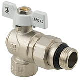 Кран кульовий 1/2" ПОСИЛЕНИЙ з накидною гайкою (кран-американка) RAFTEC (Німеччина), фото 3