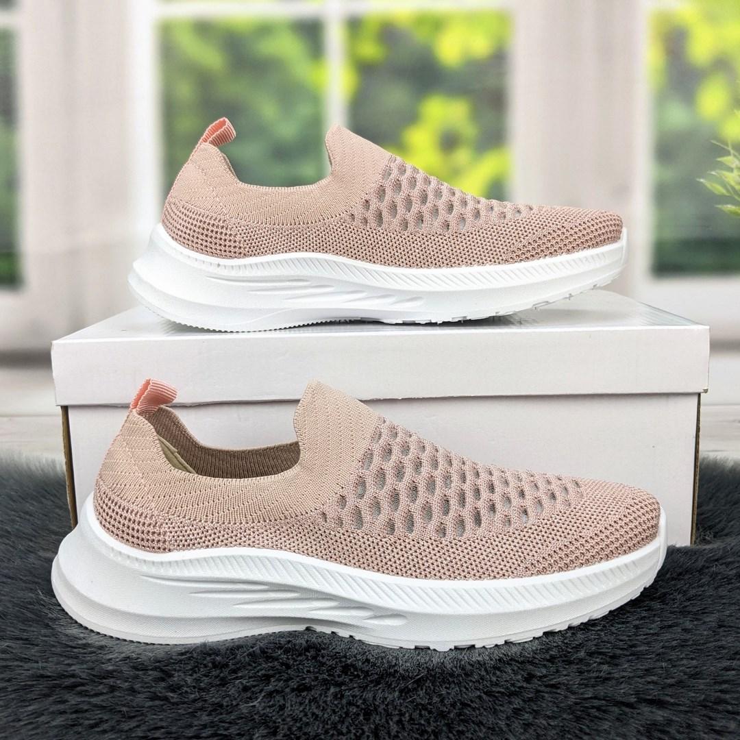 Кросівки жіночі текстильні пудрові весняно-літні Dago 4147, фото 1