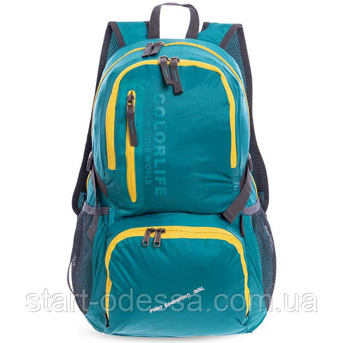 Купить Рюкзак спортивный COLOR LIFE 25л бирюзовый, цена 840 ₴ — Prom.ua ...