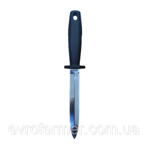 Нож для убоя мелкого скота и свиней Oskard 170 мм, жесткая сталь - фото 1 - id-p1869325659