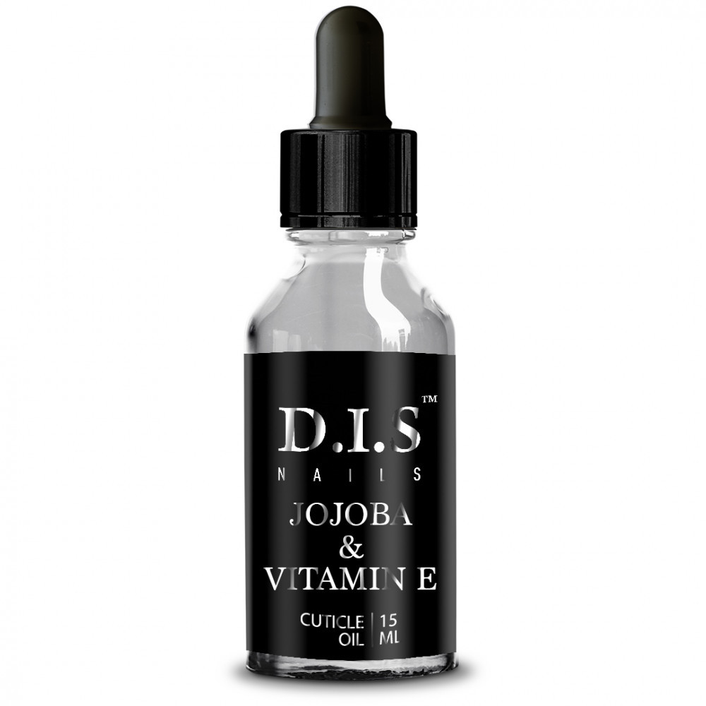 Олія для кутикули DIS Nails із жожоба та вітаміном Е, 15 мл. (не має запаху)
