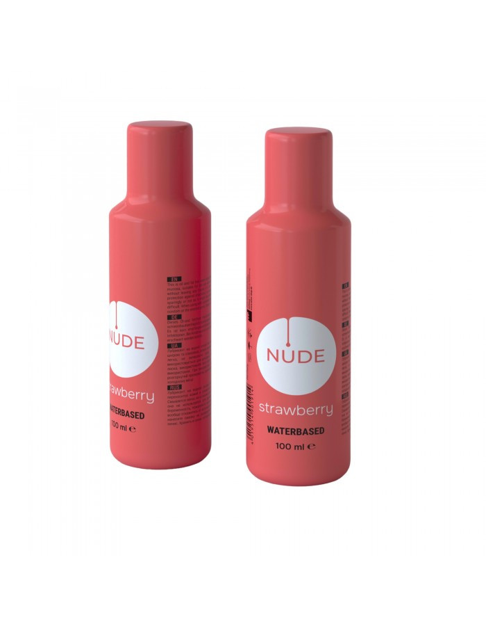 Лубрикант на водній основі Nude Strawberry, 100 мл