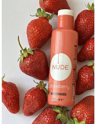 Лубрикант на водній основі Nude Strawberry, 100 мл, фото 4