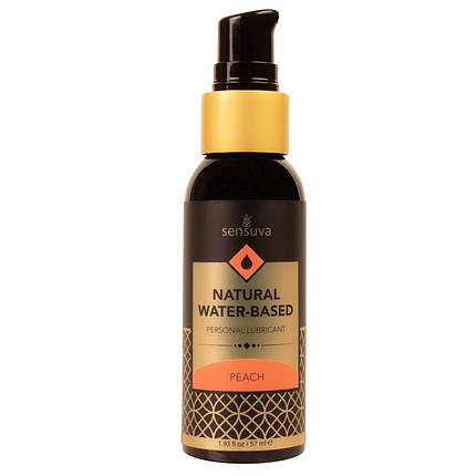 Мастило на водній основі Sensuva Natural Water-Based Peach без гліцерину та парабенів, фото 1