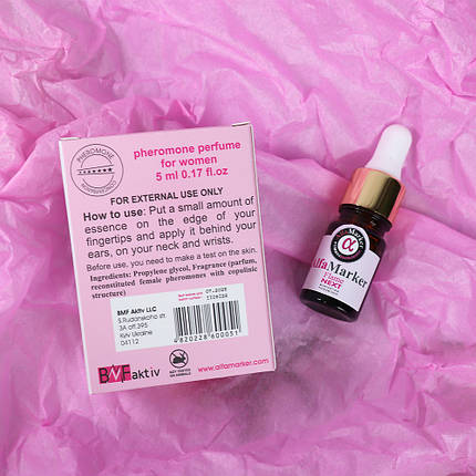 Запашна есенція з феромонами AlfaMarker Flame for Women, 5 мл , фото 3