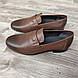 Літні туфлі лофери коричневі 41, 43, 44 розмір, фото 3