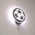 Світлодіодна бра футбольний мяч LED 17 Вт колір каркаса сірий D-9176/1GR, фото 3