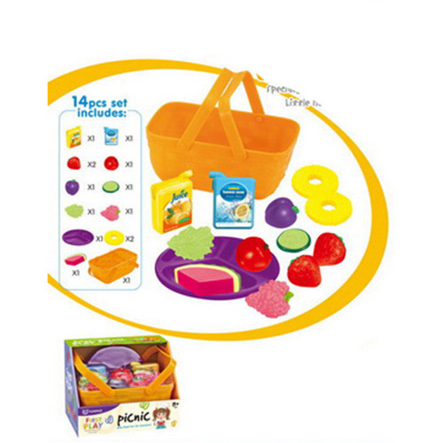 Продукти іграшкові ягоди, фрукти, тарілка, кошик YH8079, фото 1