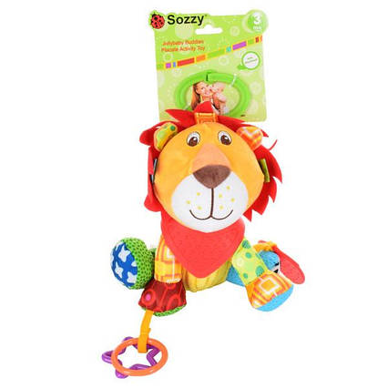 Підвіска на коляску лев, 25см, прорізувач, 19-16-9см WLTH8102S