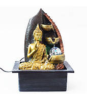 Комнатный настольный фонтан с подсветкой Будда №15