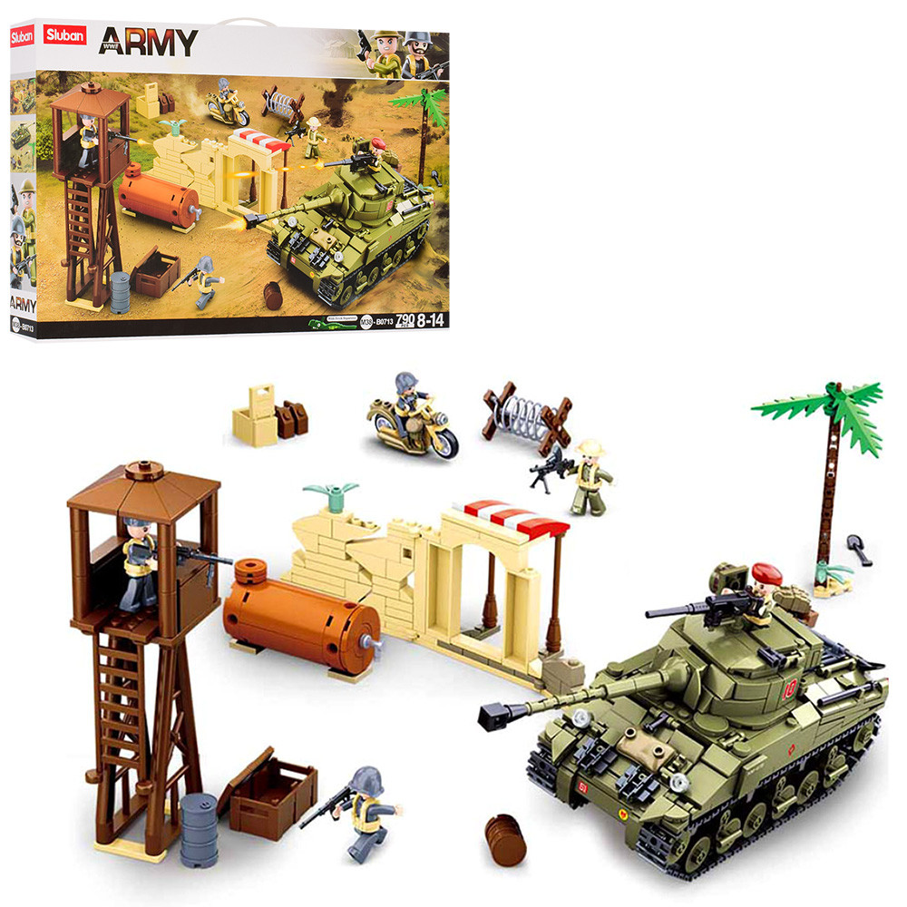 Купить Конструктор Sluban Army Захват базы 790 деталей (M38-B0713 ...