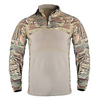 Тактическая боевая рубашка убакс мультикам тактическая кофта военная рубашка убакс с липучками