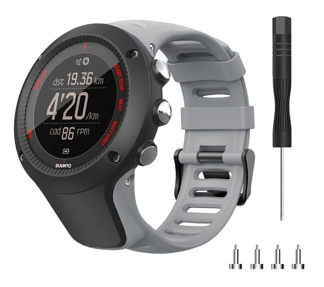 Ремінець для Suunto Ambit 1, 2, 3 (сірий), фото 1
