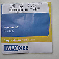 Немарочная полимерная линза MAXXEE 1,5 HCC Blue от компании HOYA