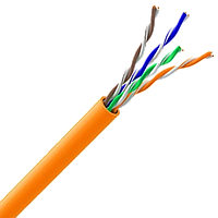 Кабель вита пара ЗЗКМ (UTP мідь безгалогенний LSZH) Cat. 5e U/UTP LSZH 4х2х24 AWG (7091010) бухта 305м