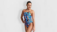 Хлоростійкий купальник FUNKITA GIRLS DIAMOND BACK SWIMSUIT Swan Song (Розмір: 12, 14)