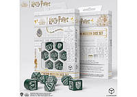 Настольная игра Q-Workshop Набор кубиков Harry Potter. Slytherin Modern Dice Set - Green (7 шт.)