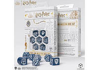 Настольная игра Q-Workshop Набор кубиков Harry Potter. Ravenclaw Modern Dice Set - Blue (7 шт.)