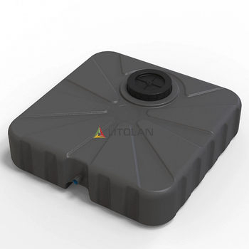 Душ літній 50л 600*600*165мм 3 шари чорний LITOLAN