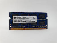 Оперативная память для ноутбука SODIMM Elpida DDR3 4Gb 1600MHz PC3-12800S (EBJ41UF8BDU0-GN-F) Б/У