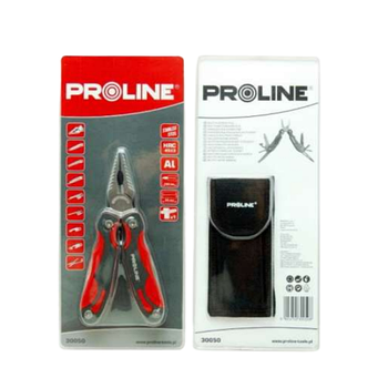 Плоскогубці-мультитул 150мм 9в1 + чохол алюмінієва ручка PROLINE