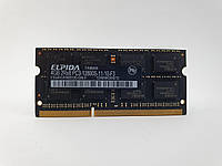 Оперативная память для ноутбука SODIMM Elpida DDR3 4Gb 1600MHz PC3-12800S (EBJ41UF8BDU5-GN-F) Б/У